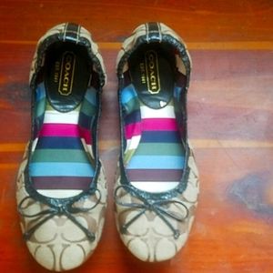 Coach shoes Flats size 8 B